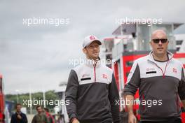 Romain Grosjean (FRA) Haas F1 Team. 07.07.2016. Formula 1 World Championship, Rd 10, British Grand Prix, Silverstone, England, Preparation Day.