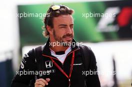Fernando Alonso (ESP) McLaren. 07.07.2016. Formula 1 World Championship, Rd 10, British Grand Prix, Silverstone, England, Preparation Day.
