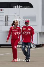 Kimi Raikkonen (FIN) Ferrari. 07.07.2016. Formula 1 World Championship, Rd 10, British Grand Prix, Silverstone, England, Preparation Day.