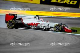 Romain Grosjean (FRA) Haas F1 Team VF-16 spins. 29.07.2016. Formula 1 World Championship, Rd 12, German Grand Prix, Hockenheim, Germany, Practice Day.