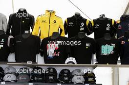 F1 Merchandise stand. 29.07.2016. Formula 1 World Championship, Rd 12, German Grand Prix, Hockenheim, Germany, Practice Day.