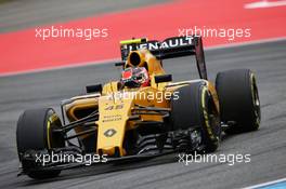 Esteban Ocon (FRA) Renault Sport F1 Team R16 Test Driver. 29.07.2016. Formula 1 World Championship, Rd 12, German Grand Prix, Hockenheim, Germany, Practice Day.