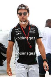 Sergio Perez (MEX) Sahara Force India F1. 29.07.2016. Formula 1 World Championship, Rd 12, German Grand Prix, Hockenheim, Germany, Practice Day.