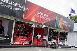 F1 Merchandise stands. 29.07.2016. Formula 1 World Championship, Rd 12, German Grand Prix, Hockenheim, Germany, Practice Day.