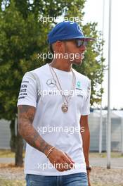 Lewis Hamilton (GBR) Mercedes AMG F1. 29.07.2016. Formula 1 World Championship, Rd 12, German Grand Prix, Hockenheim, Germany, Practice Day.