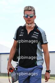 Nico Hulkenberg (GER) Sahara Force India F1. 29.07.2016. Formula 1 World Championship, Rd 12, German Grand Prix, Hockenheim, Germany, Practice Day.