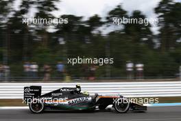 Sergio Perez (MEX), Sahara Force India  29.07.2016. Formula 1 World Championship, Rd 12, German Grand Prix, Hockenheim, Germany, Practice Day.