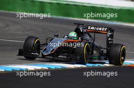Nico Hulkenberg (GER) Sahara Force India F1 VJM09. 29.07.2016. Formula 1 World Championship, Rd 12, German Grand Prix, Hockenheim, Germany, Practice Day.