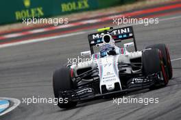 Valtteri Bottas (FIN) Williams FW38. 29.07.2016. Formula 1 World Championship, Rd 12, German Grand Prix, Hockenheim, Germany, Practice Day.