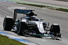 Lewis Hamilton (GBR) Mercedes AMG F1 W07 Hybrid. 29.07.2016. Formula 1 World Championship, Rd 12, German Grand Prix, Hockenheim, Germany, Practice Day.