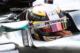 Lewis Hamilton (GBR) Mercedes AMG F1 W07 Hybrid. 29.07.2016. Formula 1 World Championship, Rd 12, German Grand Prix, Hockenheim, Germany, Practice Day.
