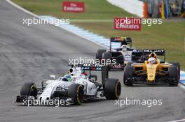 Felipe Massa (BRA) Williams FW38. 31.07.2016. Formula 1 World Championship, Rd 12, German Grand Prix, Hockenheim, Germany, Race Day.