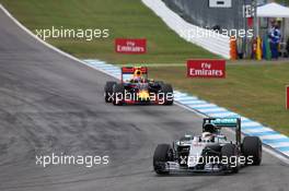 Lewis Hamilton (GBR) Mercedes AMG F1 W07 Hybrid. 31.07.2016. Formula 1 World Championship, Rd 12, German Grand Prix, Hockenheim, Germany, Race Day.