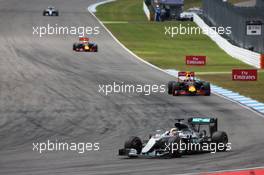 Lewis Hamilton (GBR) Mercedes AMG F1 W07 Hybrid. 31.07.2016. Formula 1 World Championship, Rd 12, German Grand Prix, Hockenheim, Germany, Race Day.