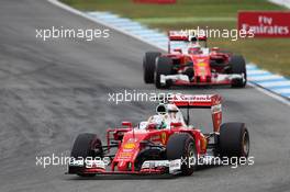 Sebastian Vettel (GER) Ferrari SF16-H. 31.07.2016. Formula 1 World Championship, Rd 12, German Grand Prix, Hockenheim, Germany, Race Day.
