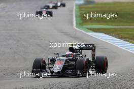 Jenson Button (GBR) McLaren MP4-31. 31.07.2016. Formula 1 World Championship, Rd 12, German Grand Prix, Hockenheim, Germany, Race Day.