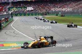 Kevin Magnussen (DEN) Renault Sport F1 Team RS16. 31.07.2016. Formula 1 World Championship, Rd 12, German Grand Prix, Hockenheim, Germany, Race Day.