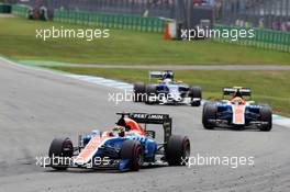 Pascal Wehrlein (GER) Manor Racing MRT05. 31.07.2016. Formula 1 World Championship, Rd 12, German Grand Prix, Hockenheim, Germany, Race Day.