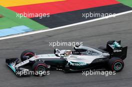 Lewis Hamilton (GBR) Mercedes AMG F1 W07 Hybrid. 31.07.2016. Formula 1 World Championship, Rd 12, German Grand Prix, Hockenheim, Germany, Race Day.