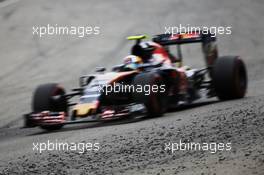 Carlos Sainz Jr (ESP) Scuderia Toro Rosso STR11. 31.07.2016. Formula 1 World Championship, Rd 12, German Grand Prix, Hockenheim, Germany, Race Day.