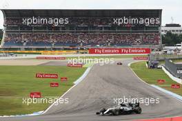 Lewis Hamilton (GBR) Mercedes AMG F1 W07 Hybrid. 31.07.2016. Formula 1 World Championship, Rd 12, German Grand Prix, Hockenheim, Germany, Race Day.