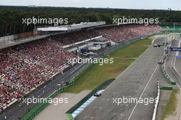 Lewis Hamilton (GBR) Mercedes AMG F1 W07 Hybrid. 31.07.2016. Formula 1 World Championship, Rd 12, German Grand Prix, Hockenheim, Germany, Race Day.