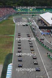 The start of the race. 31.07.2016. Formula 1 World Championship, Rd 12, German Grand Prix, Hockenheim, Germany, Race Day.