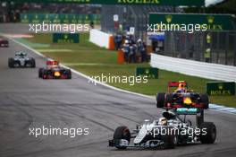 Lewis Hamilton (GBR) Mercedes AMG F1 W07 Hybrid. 31.07.2016. Formula 1 World Championship, Rd 12, German Grand Prix, Hockenheim, Germany, Race Day.