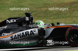 Nico Hulkenberg (GER) Sahara Force India F1 VJM09. 30.07.2016. Formula 1 World Championship, Rd 12, German Grand Prix, Hockenheim, Germany, Qualifying Day.