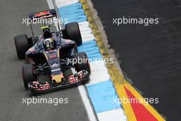 Carlos Sainz Jr (ESP) Scuderia Toro Rosso STR11. 30.07.2016. Formula 1 World Championship, Rd 12, German Grand Prix, Hockenheim, Germany, Qualifying Day.