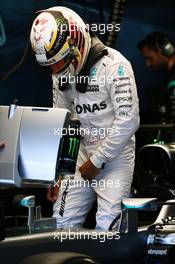 Lewis Hamilton (GBR) Mercedes AMG F1 W07 Hybrid. 30.07.2016. Formula 1 World Championship, Rd 12, German Grand Prix, Hockenheim, Germany, Qualifying Day.