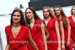Grid girls. 30.07.2016. Formula 1 World Championship, Rd 12, German Grand Prix, Hockenheim, Germany, Qualifying Day.