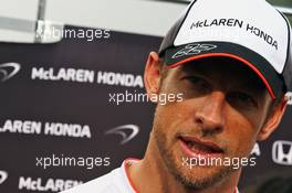 Jenson Button (GBR) McLaren. 30.07.2016. Formula 1 World Championship, Rd 12, German Grand Prix, Hockenheim, Germany, Qualifying Day.