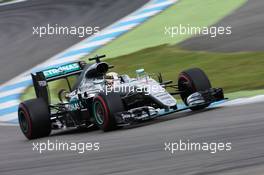 Lewis Hamilton (GBR) Mercedes AMG F1 W07 Hybrid. 30.07.2016. Formula 1 World Championship, Rd 12, German Grand Prix, Hockenheim, Germany, Qualifying Day.