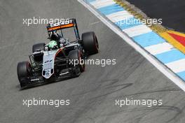 Nico Hulkenberg (GER) Sahara Force India F1 VJM09. 30.07.2016. Formula 1 World Championship, Rd 12, German Grand Prix, Hockenheim, Germany, Qualifying Day.