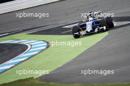 Marcus Ericsson (SWE) Sauber C35 runs wide. 30.07.2016. Formula 1 World Championship, Rd 12, German Grand Prix, Hockenheim, Germany, Qualifying Day.
