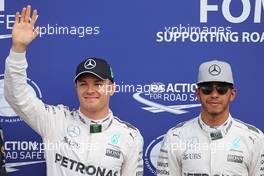 Nico Rosberg (GER), Mercedes AMG F1 Team and Lewis Hamilton (GBR), Mercedes AMG F1 Team  30.07.2016. Formula 1 World Championship, Rd 12, German Grand Prix, Hockenheim, Germany, Qualifying Day.