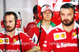 Mick Schumacher (GER) Prema Powerteam in the Ferrari pit garage. 30.07.2016. Formula 1 World Championship, Rd 12, German Grand Prix, Hockenheim, Germany, Qualifying Day.