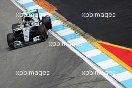 Nico Rosberg (GER) Mercedes AMG F1 W07 Hybrid. 30.07.2016. Formula 1 World Championship, Rd 12, German Grand Prix, Hockenheim, Germany, Qualifying Day.