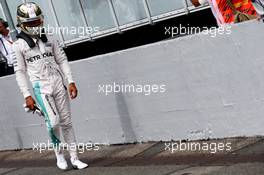 Lewis Hamilton (GBR) Mercedes AMG F1 W07 . 30.07.2016. Formula 1 World Championship, Rd 12, German Grand Prix, Hockenheim, Germany, Qualifying Day.