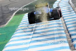 Felipe Nasr (BRA) Sauber C35 sends sparks flying. 30.07.2016. Formula 1 World Championship, Rd 12, German Grand Prix, Hockenheim, Germany, Qualifying Day.