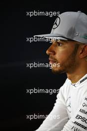 Lewis Hamilton (GBR) Mercedes AMG F1 in the FIA Press Conference. 30.07.2016. Formula 1 World Championship, Rd 12, German Grand Prix, Hockenheim, Germany, Qualifying Day.