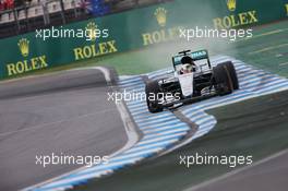 Lewis Hamilton (GBR) Mercedes AMG F1 W07 Hybrid. 30.07.2016. Formula 1 World Championship, Rd 12, German Grand Prix, Hockenheim, Germany, Qualifying Day.