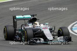 Lewis Hamilton (GBR) Mercedes AMG F1 W07 Hybrid. 30.07.2016. Formula 1 World Championship, Rd 12, German Grand Prix, Hockenheim, Germany, Qualifying Day.