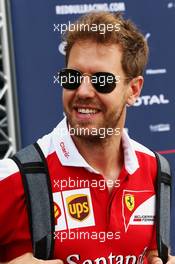 Sebastian Vettel (GER) Ferrari. 31.07.2016. Formula 1 World Championship, Rd 12, German Grand Prix, Hockenheim, Germany, Race Day.