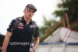 Max Verstappen (NLD) Red Bull Racing. 31.07.2016. Formula 1 World Championship, Rd 12, German Grand Prix, Hockenheim, Germany, Race Day.