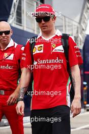 Kimi Raikkonen (FIN) Ferrari. 31.07.2016. Formula 1 World Championship, Rd 12, German Grand Prix, Hockenheim, Germany, Race Day.