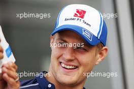 Marcus Ericsson (SWE) Sauber F1 Team. 31.07.2016. Formula 1 World Championship, Rd 12, German Grand Prix, Hockenheim, Germany, Race Day.