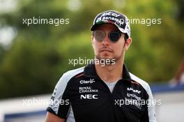 Sergio Perez (MEX) Sahara Force India F1. 31.07.2016. Formula 1 World Championship, Rd 12, German Grand Prix, Hockenheim, Germany, Race Day.
