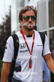 Fernando Alonso (ESP) McLaren. 31.07.2016. Formula 1 World Championship, Rd 12, German Grand Prix, Hockenheim, Germany, Race Day.